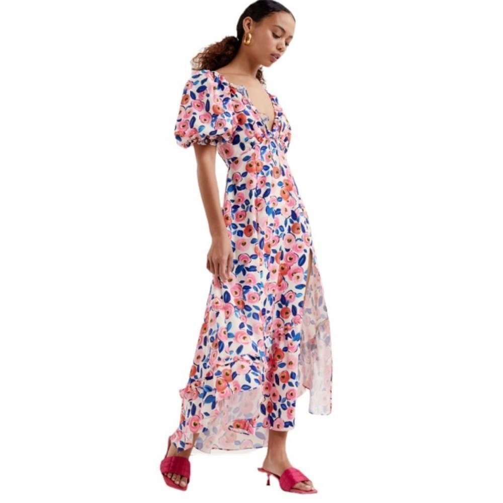 NWOT For Love and Lemons Gianna Midi Dress